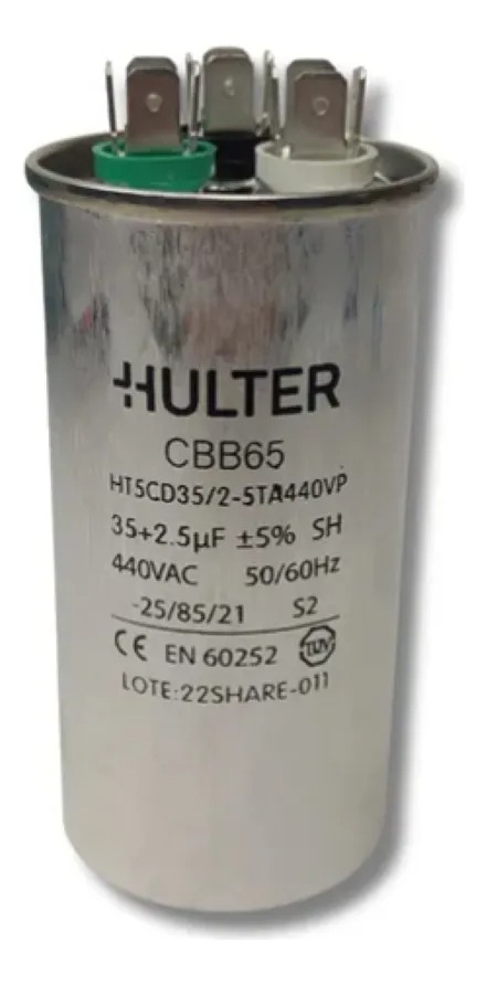 CAPACITOR DUPLO 35 + 2,5 MFD 440V